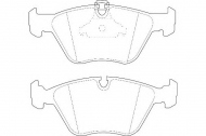 Комплект тормозных колодок WAGNER WBP21676A