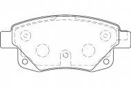 Комплект тормозных колодок WAGNER WBP24486A