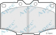 Комплект тормозных колодок APEC braking PAD398