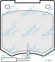 Комплект тормозных колодок APEC braking PAD646