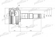 Шарнирный комплект PATRON PCV1400