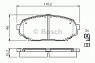 Комплект тормозных колодок BOSCH 0 986 424 303
