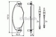 Комплект тормозных колодок BOSCH 0 986 424 581