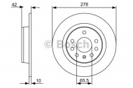 Тормозной диск BOSCH 0 986 479 515