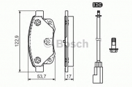 Комплект тормозных колодок BOSCH 0 986 494 171