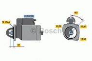 Стартер BOSCH 0 001 231 041