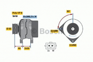 Генератор BOSCH 0 123 320 038