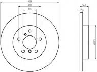 Тормозной диск HELLA PAGID 8DD 355 111-871