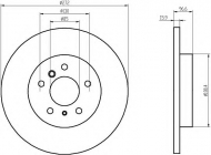 Тормозной диск HELLA PAGID 8DD 355 111-891