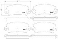 Комплект тормозных колодок HELLA PAGID 8DB 355 007-131