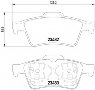 Комплект тормозных колодок HELLA PAGID 8DB 355 009-121