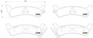 Комплект тормозных колодок HELLA PAGID 8DB 355 013-091