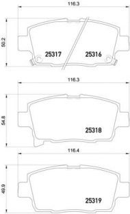 Комплект тормозных колодок HELLA PAGID 8DB 355 019-691