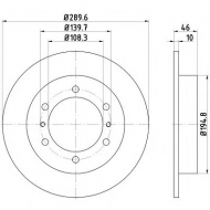 Тормозной диск HELLA PAGID 8DD 355 117-941