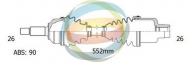 Вал ODM-MULTIPARTS 18-052041