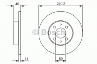 Тормозной диск BOSCH 0 986 479 857