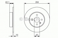 Тормозной диск BOSCH 0 986 479 961