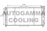 Теплообменник AUTOGAMMA 100501