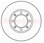 Тормозной диск BENDIX 561094B