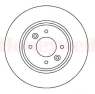 Тормозной диск BENDIX 561617B