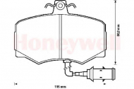 Комплект тормозных колодок BENDIX 571397B