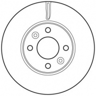 Тормозной диск BENDIX 562636BC