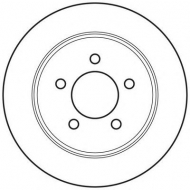Тормозной диск BENDIX 562646BC