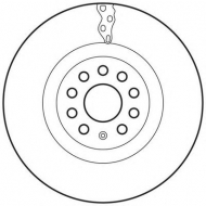 Тормозной диск BENDIX 562663BC