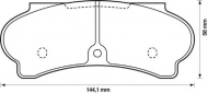 Комплект тормозных колодок BENDIX 571340B