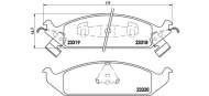 Комплект тормозных колодок BREMBO P 11 011