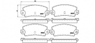 Комплект тормозных колодок BREMBO P 68 002