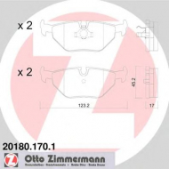 Комплект тормозных колодок ZIMMERMANN 20180.170.1