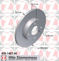 Тормозной диск ZIMMERMANN 430.1487.00