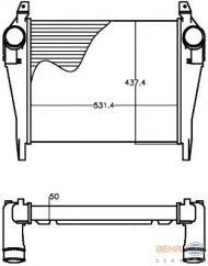 Теплообменник HELLA 8ML 376 758-131