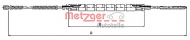 Трос METZGER 10.9031