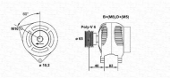 Генератор MAGNETI MARELLI 943356515010