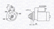 Стартер MAGNETI MARELLI 063522230130