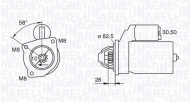 Стартер MAGNETI MARELLI 063521100250