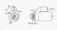 Стартер MAGNETI MARELLI 063222908010