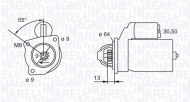 Стартер MAGNETI MARELLI 063103025010