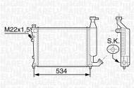 Теплообменник MAGNETI MARELLI 350213117700