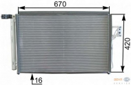 Конденсатор BEHR HELLA SERVICE 8FC 351 303-191