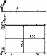 Конденсатор BEHR HELLA SERVICE 8FC 351 309-271