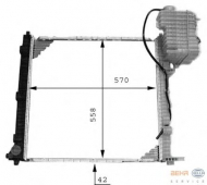 Теплообменник BEHR HELLA SERVICE 8MK 376 714-301