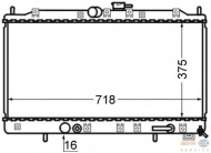 Теплообменник BEHR HELLA SERVICE 8MK 376 724-681