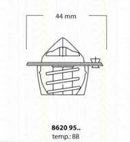 Термостат TRISCAN 8620 9588