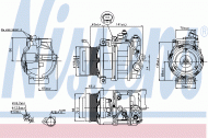 Компрессор NISSENS 89033
