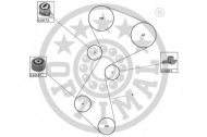 Ременный комплект OPTIMAL SK-1108