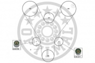Ременный комплект OPTIMAL SK-1669
