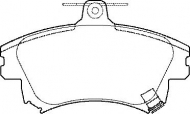 Комплект тормозных колодок QH Benelux BP1099